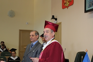 Церемония вступления В.П. Соломина в должность ректора университета